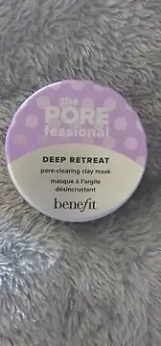 Benefit The PORE-fessional Deep Retreat Pore-Clearing Clay Mask 2.5 oz FULL SIZE