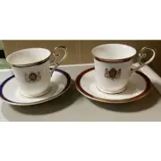 MOMOYAMA Pottery Orient Express Cup & Saucer Set Elegant Japanese Tableware