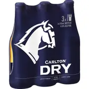 Carlton Dry Bottle 700ml x3 Pack