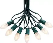 C7 25ft Christmas Light Set Indoor Outdoor Home Holiday Party String Lights