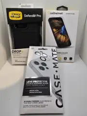 Otterbox Defender Pro for iPhone 14 Pro Max | 3-Piece Accessory Bundle