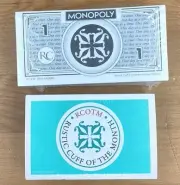 Replacement Parts Cards & Money Rustic Cuff Monopoly 2016 Deck Title Properties