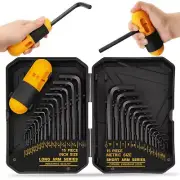 ELEAD 31-Piece Hex Key Set - Allen Wrench Set, SAE and Metric Allen Keys MM(0...