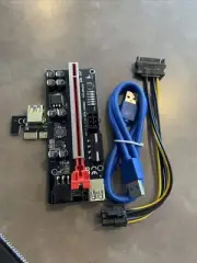 USB 3.0 PCI-E Express 1 to 16x Extender Riser Card Adapter
