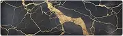 Black Marble Pattern Hot Pad Trivet 12x40 Inches Hot Pan Pad Heat Resistant Table Runner
