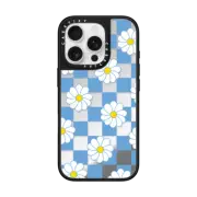 iPhone 16 Pro Mirror Case MagSafe Compatible Daisy Checkers