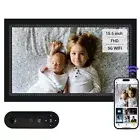 Digital Photo Frame WiFi 15.6 Inch Smart Digital Picture Frame with 1920x1080...