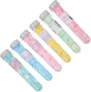 Kisangel Travel Pack of 6 Foaming Soap Flakes Hand Wash Foaming for The-go Bath Soap Flakes Mini Disposable Safe Skin-Friendly