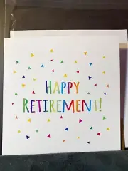 Happy Retirement Greeting Card Office Room for Signatures Best Wishes!