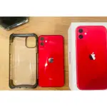 [二手]IPHONE 11 64G 紅色 極新 附UAG殼