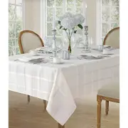 Elrene Elegance Plaid Jacquard Tablecloth, 52 x 52