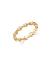 Bloomingdale's Fine Collection Diamond Wavy Ring in 14K Yellow Gold, 0.36 tcw