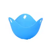 14 PCS Silicone Egg Cooker Egg Bracket Kitchen Tools Pancake Cookware Bakeware Steam Eggs Plate Tray Blue