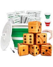 SWOOC Games Yardzee & Farkle with 2.5In Dice