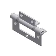 McCallum S263 S104S Door Hinge Stainless Steel Fast-Fix 100mm