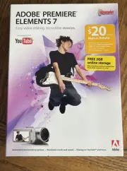 Adobe Premiere Elements 7 Windows XP Windows Vista W/ Key