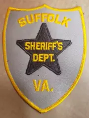 VA Suffolk Virginia Sheriff's Department Patch