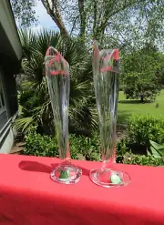 NEW rare Waterford Marquis Crystal Palma Candlesticks 10" NWT