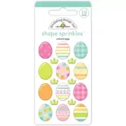 Doodlebug ~ BUNNY HOP ~ Colored Eggs ~ Shape Sprinkles ~ Enamel Dots