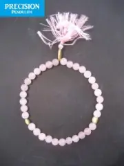 33-Bead Rose Quartz Tasbih Misbaha Muslim Islamic Prayer Beads Meditation