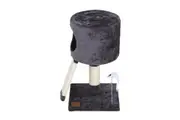 Charlie's Lite Cat Tree Cubby With Scratching Post Charcoal 30x30x52cm
