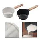 Milk Pan Flat Multifunctional Small Saucepan for Camping Gas Stove Cooking