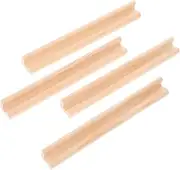 Sosoport Wooden Letter Ornaments for Desk Aesthetic Domino Trays Letter Tile Display Bases