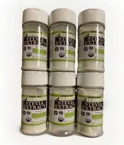 Lot of 6 New Trader Joe's Pure Organic Stevia Extract Powder EXP 2030