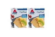 2x 20pc Atkins 5g Low Carb Sugar Living Crispbread Weight Management Diet Snacks