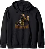 [STAR WARS] The Rise Of Skywalker Chewbacca Medal Portrait Zip Hoodie