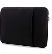 B2015 Laptop Sleeve Soft Zipper Pouch 17'' Laptop Bag Replacement for Air Pro Ultrabook Laptop Black VCXN