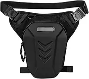 Daseeme Waist Pack Motorcycle Drop Leg Bag for Men Women Outdoor Travel Hiking Cycling Leg Bag Waterproof Hard Shell Large Capacity