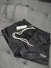 Fear Of God Essentials Nylon Running Shorts Jet Black New Men’s Small NWT