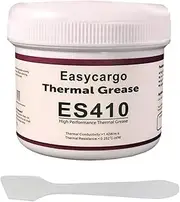 Easycargo 200gr Thermal Paste Kit, Conductive Grease, Heatsink White Silicone Carbon Compound for Cooling Heat Sink Interface GPU VGA LED MOSFET Transistors (200gr)
