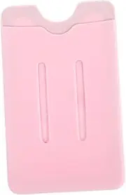 Sewroro Holder for Mobile Self Adhesive Phone Card Wallet Bag Unique Non-Slip Design Id Money Storage Pink