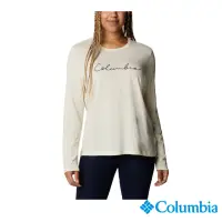 在飛比找momo購物網優惠-【Columbia 哥倫比亞 官方旗艦】女款- LOGO長袖