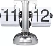 Flip Clock Vintage Desk Clock Retro Flip down Clock,Flip Digital Clock,Mechanica