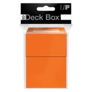Ultra Pro Deck Box For Collectible Gaming Cards ORANGE - Holds 80+ Sleeved Cards