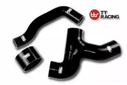 WRX GDB Top Mount Intercooler Silicone Y-pipe Hose Kit Blue For Subaru 3pcs