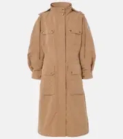 [Moncler] Moncler Nantes technical parka UK 16 beige