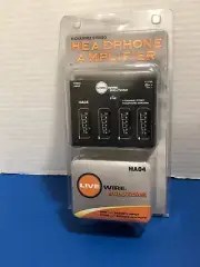 Livewire HA04 4 Channel Stereo Headphone Amplifier Home Recording Studios