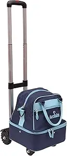 Acclaim Staple Mini Nylon 4 Bowls Level Green Lawn Flat Short Mat Indoor & Outdoor Locker Bowling Bag & 38” Tall Folding Telescopic Handle Luggage Bag Trolley