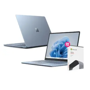 【Microsoft 微軟】Office 2021★12.4吋i5輕薄觸控筆電-冰藍(Surface Laptop Go3/i5-1235U/8G/256GB/W11)