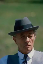 Robert Mitchum in the tv movie 'The Hearst And Davies Affair'- 1985 Old Photo 2