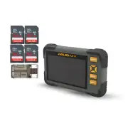 Muddy 4.3 Inch LCD Screen SD Card Reader or Viewer with 4 x Memory Card Bundle