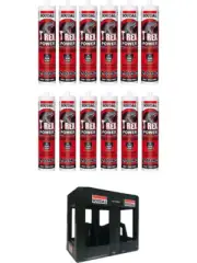 Soudal T-Rex Power Fast Grab Sealant Quick Silver 290ml 12 Pack + Crate Kit