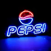 US STOCK 14"x10" Pepsi Beer Light Neon Sign Lamp Man Cave Decor Artwork Bar JY