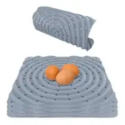 4 Pack Washable Chicken Nesting Pads for Laying Eggs - Nesting Pads for Chicken Coop - Gray Nesting Box Pads for Chickens - Durable Chicken Bedding for Coop,Poultry Nest Box Pads for Chickens
