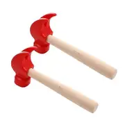 Wood Handle Hammer Toy - Set of 2 Pieces 16.5x8x2.5cm