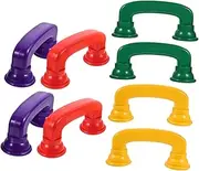 Generic 8Pcs Reading Whisper Phone Educational Plastic for Smooth Material for Ergonomic Grip Enhances Color and Shape Recognition for Early Learning Activities